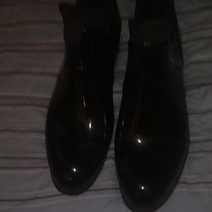 Nine West Rubber boots size 10 black